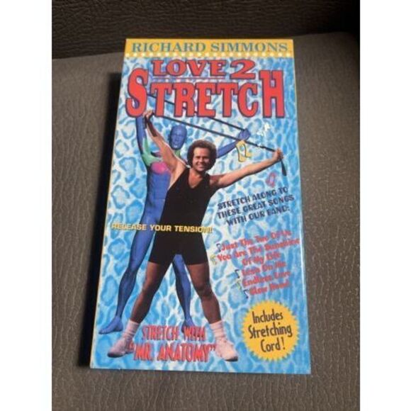 RARE Richard Simmons VHS LOVE 2 STRETCH with MR. ANATOMY You are My SunShine - Picture 1 of 9